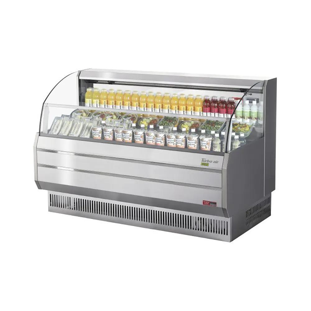 Turbo Air TOM-75SS-N 75 3/4" Horizontal Open Air Cooler w/ (3) Levels, 115v