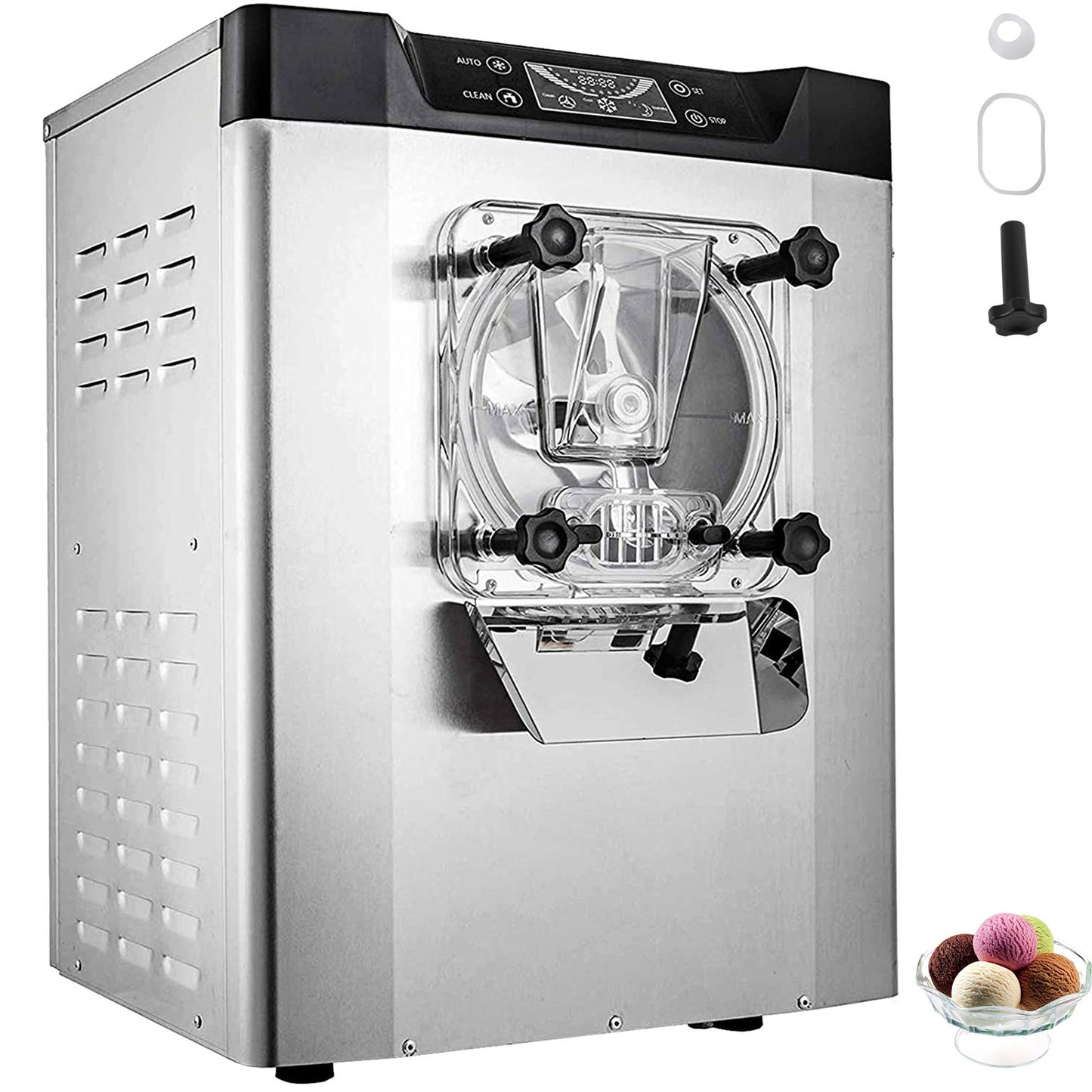 VEVOR YKF-618 Commercial Ice Cream Machine 1400W 20/5.3 Gph