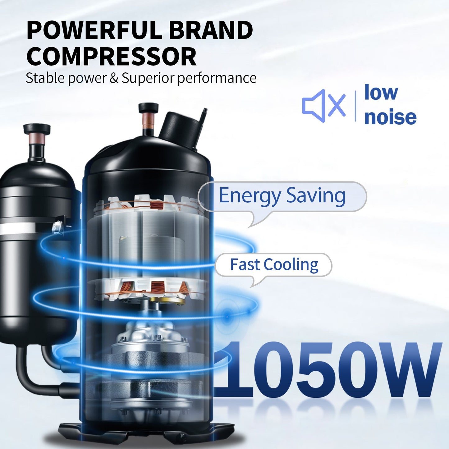 VEVOR BJH288SR2JB-Y Commercial Countertop Ice Cream Maker 5.8-7.9 Gal / 22-30 L per Hour 110V / 60Hz; 2350W