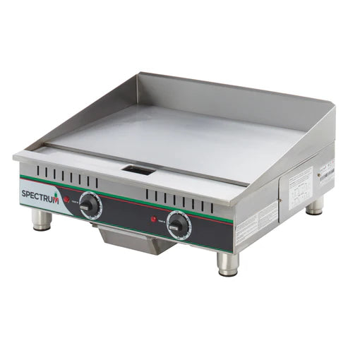 Winco EGD-24M 24" Electric Griddle w/ Manual Controls - 1/2" Steel Plate, 208-240v/1ph