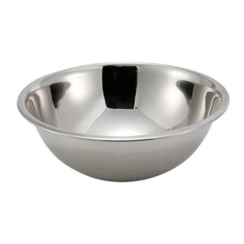 Winco MXB-400Q Mixing Bowl 4 qt., 10-5/8" dia. x 3-1/2"H, Stainless Steel