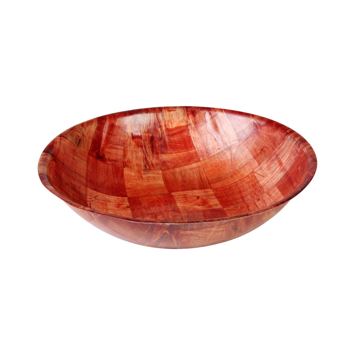 Thunder Group WDTSB012 12" Salad Bowl, Woven Wood