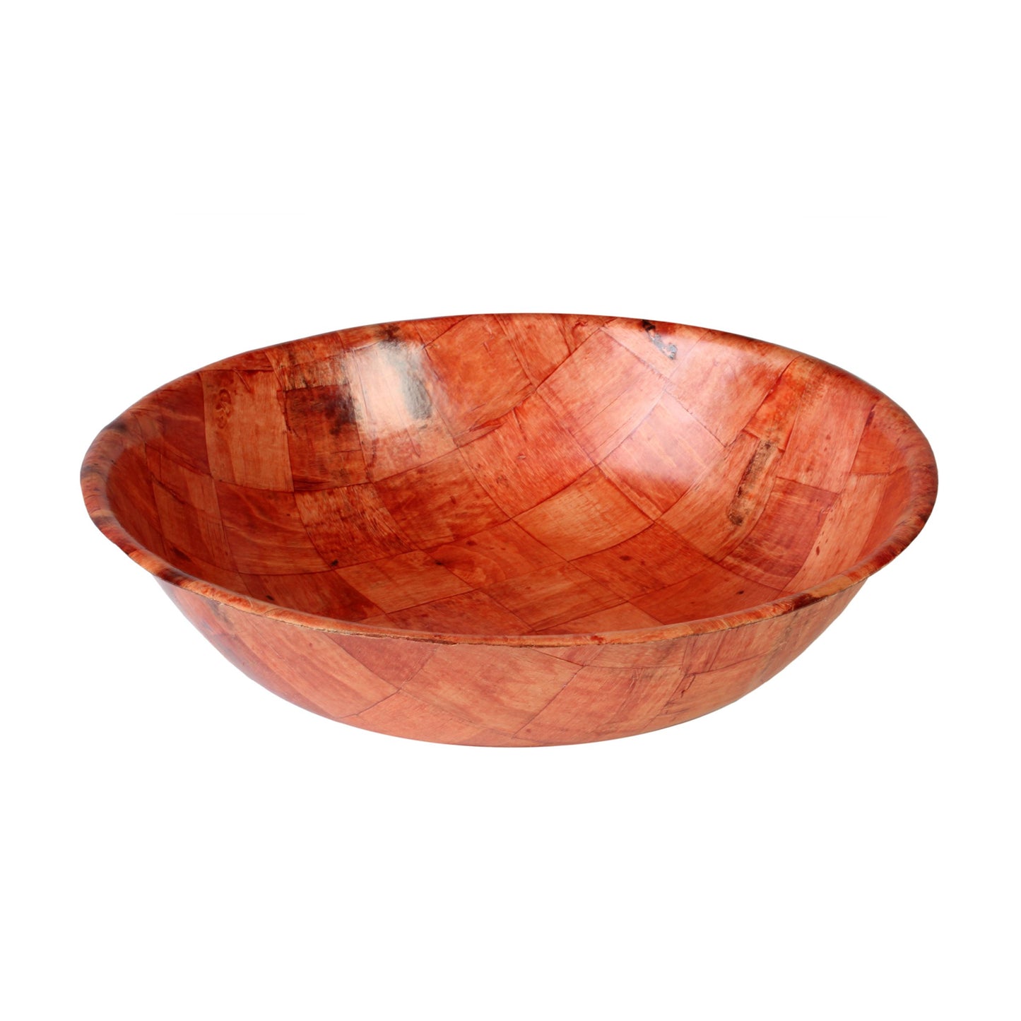 Thunder Group WDTSB016 16" Salad Bowl, Woven Wood