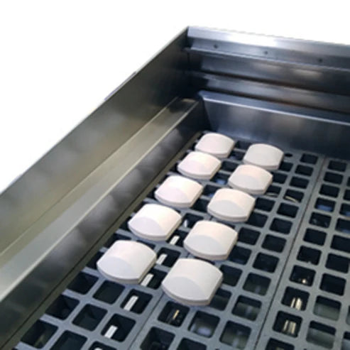 Winco NGCB-P11-2 24-Inch Kit for Charbroiler Includes Tube Rails and Briquettes